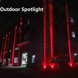 Modern Outdoor Waterproof Wall Lamp LED Red/Green/Blue/Warm/White