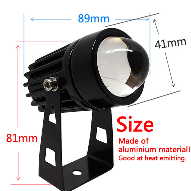 Modern Outdoor Waterproof Wall Lamp LED Red/Green/Blue/Warm/White