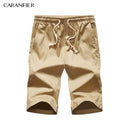 CARANFIER Summer Cotton Mens Shorts