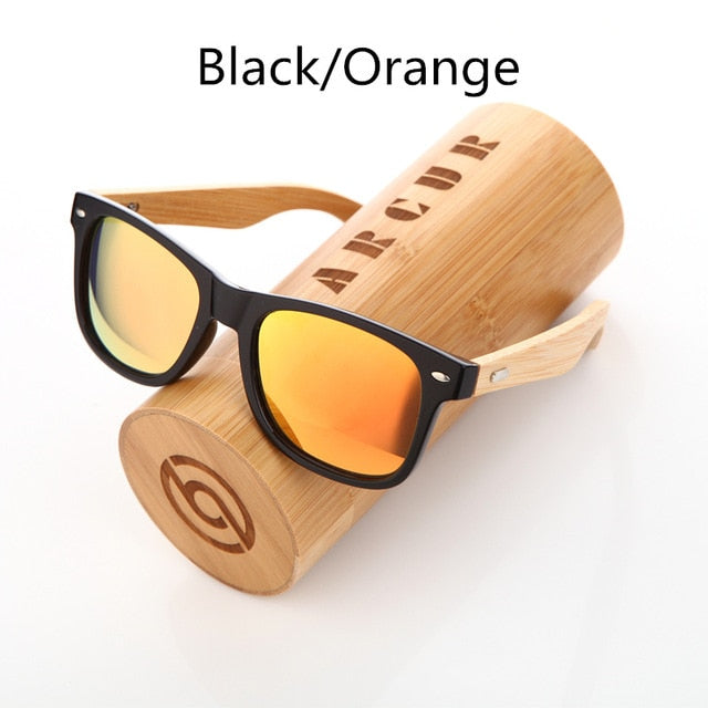 BARCUR Handmade Bamboo wooden Polarized Sunglass