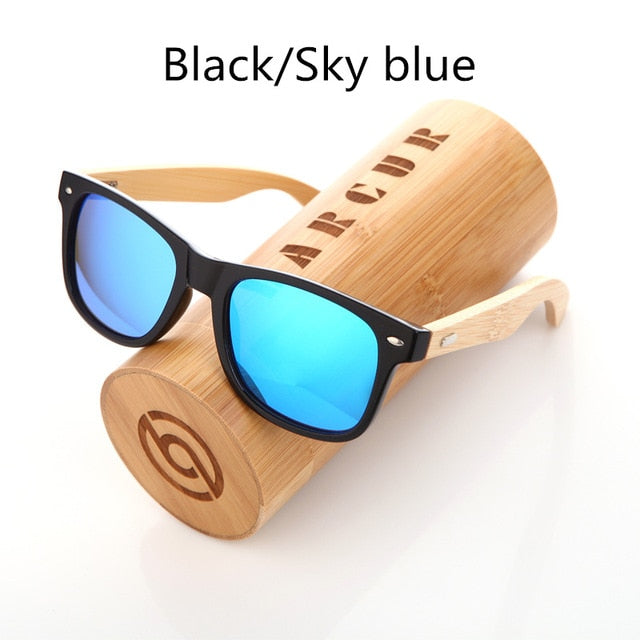 BARCUR Handmade Bamboo wooden Polarized Sunglass