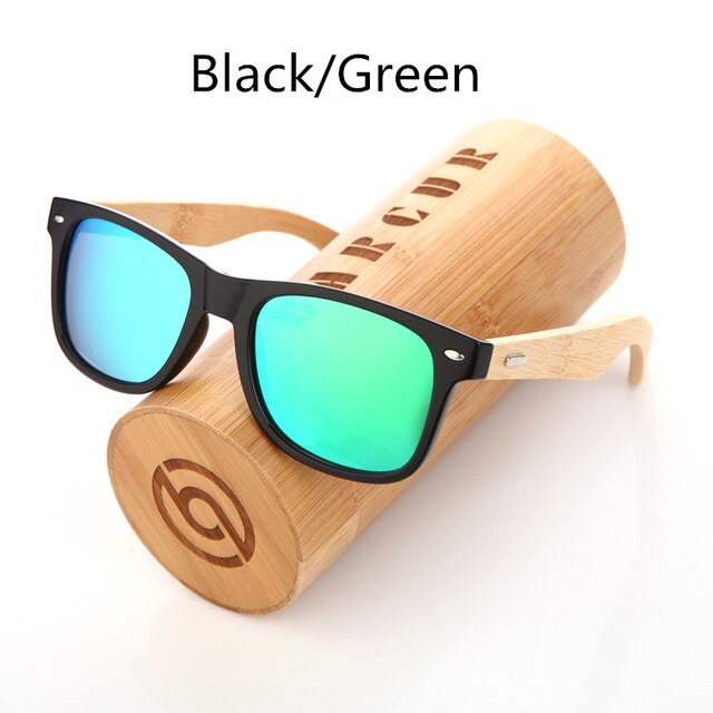 BARCUR Handmade Bamboo wooden Polarized Sunglass