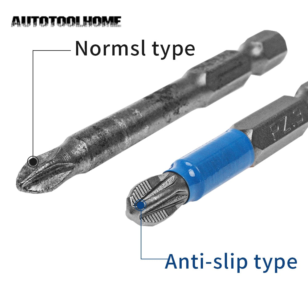 12Pcs Non-slip Screwdriver Bit Set